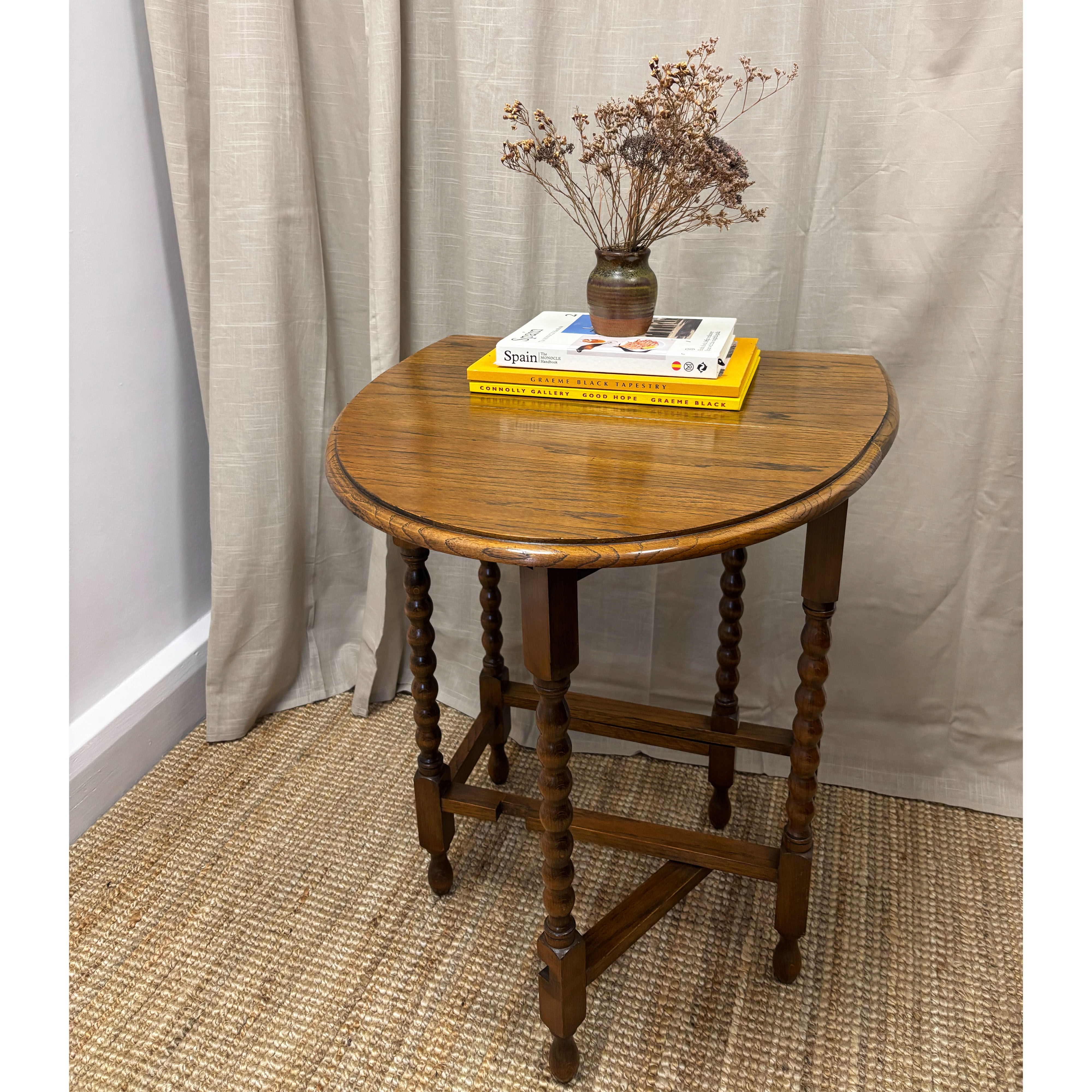 Oak Gateleg Side Table