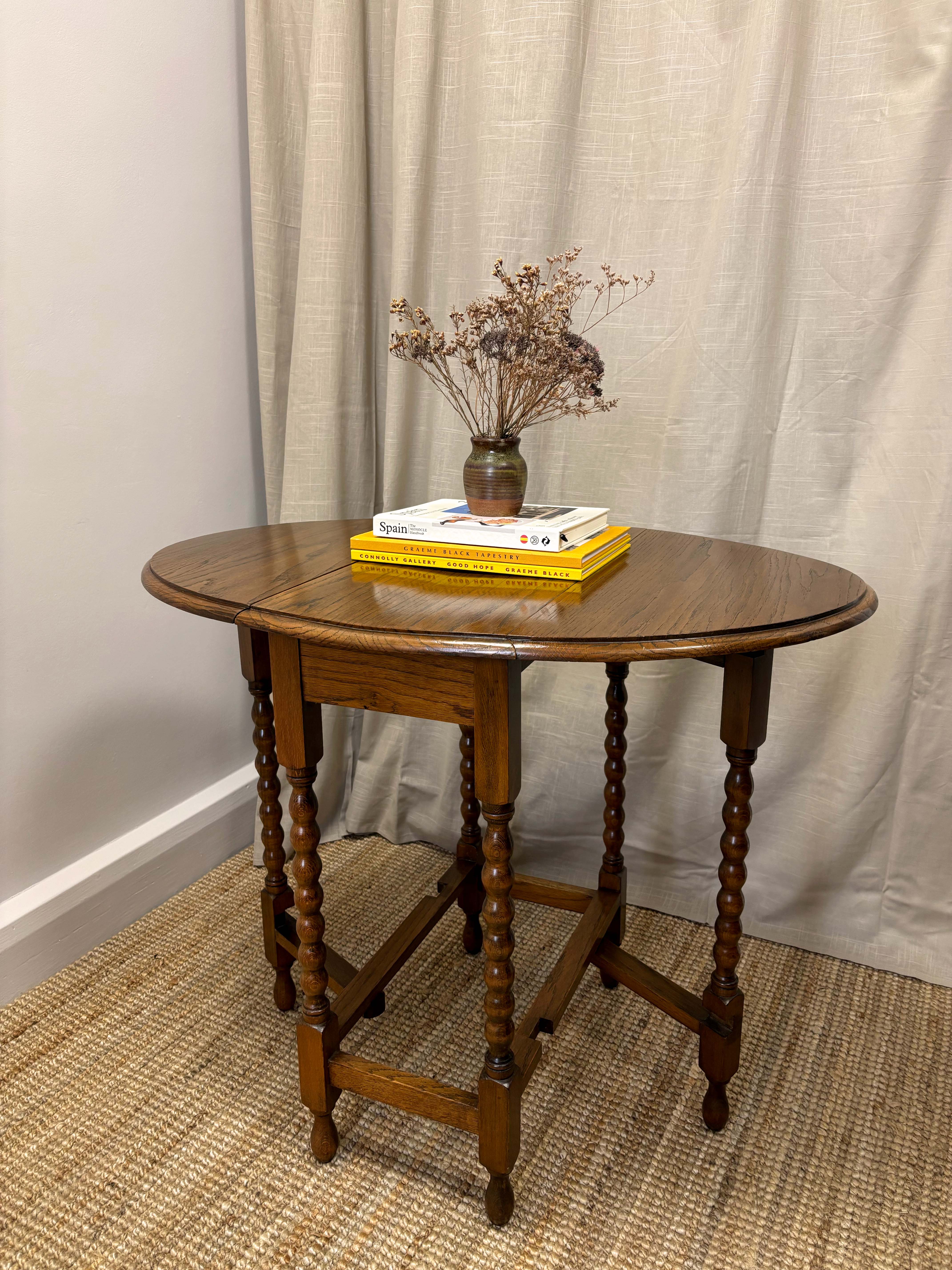 Oak Gateleg Side Table